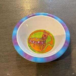 vintage Scooby doo children’s melamine bowl by Zack Designs